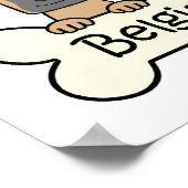 Poster Three Belgian Malinois (Coin)