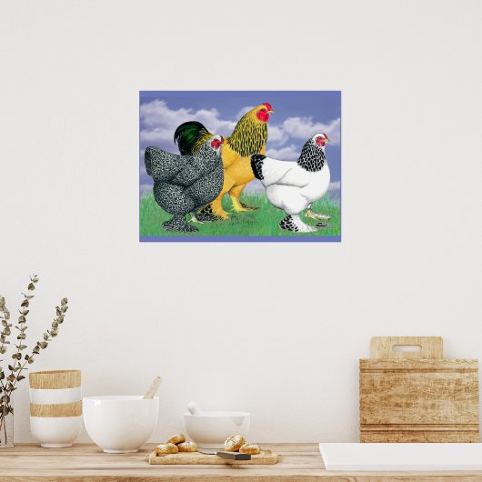 Poster Three Brahmas (Cuisine)