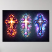 Poster Three Cross Art (Devant)