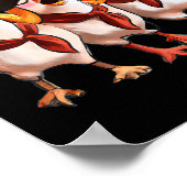 Poster Three French Hens Singing The 12 Days Song, Christ (Coin)