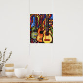 Poster Three Guitars (Cuisine)