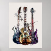 Poster Three Guitars (Devant)
