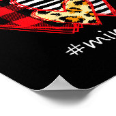 Poster Three Hearts Leopard Buffalo Plaid Mimi Life Valen (Coin)