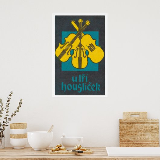 Poster Three Instruments - Matchbox Print - Aesthetic (Cuisine)