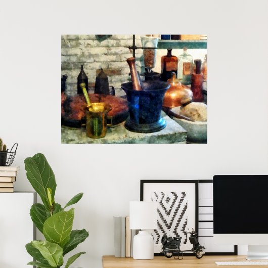 Poster Three Mortar et Pestles (Bureau à domicile)