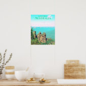 Poster Three Sisters Katoomba scenic Australia travel (Cuisine)