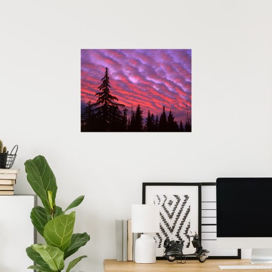 Poster Three Sisters Wilderness, Oregon (Bureau à domicile)