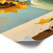 Poster Three Sunflowers After Van Gogh (Coin)