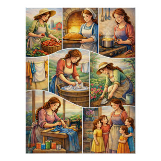 Poster Through the Seasons of Life Mpm Grandma 