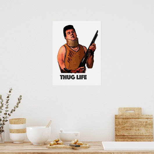Poster Thug Life Danny McBride dans Express à ananas (Cuisine)