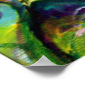 POSTER THUMBELINA DORMIR ENTRE FEUILLES ROSE (Coin)