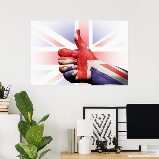 Poster Thumbs up ! (Bureau à domicile)