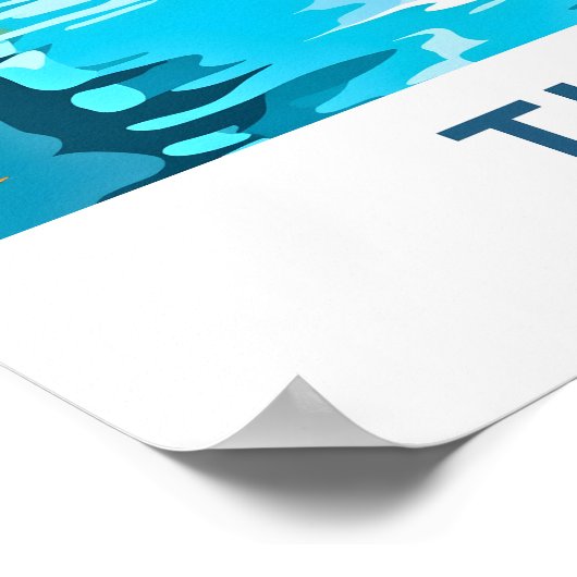 Poster Thun Suisse - Imprimer (Coin)