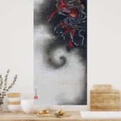 Poster Thunder God, Hokusai (Cuisine)