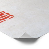 Poster Thunder God, Hokusai (Coin)