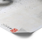 Poster Thunder God, Hokusai (Coin)