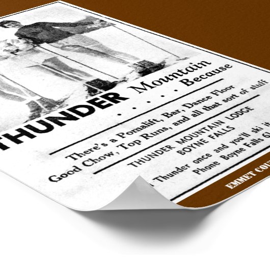 Poster Thunder Mountain 1958 (Coin)