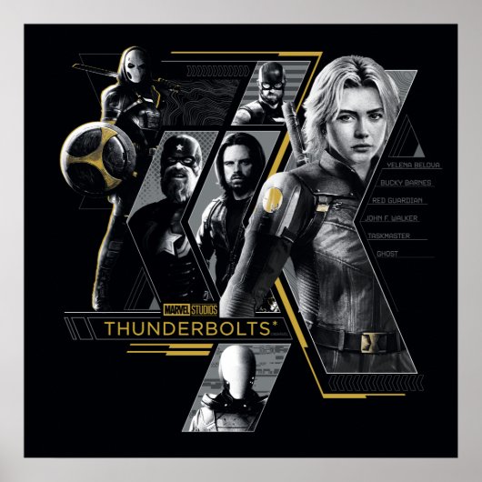 Poster Thunderbolts* | Group Graphic (Devant)