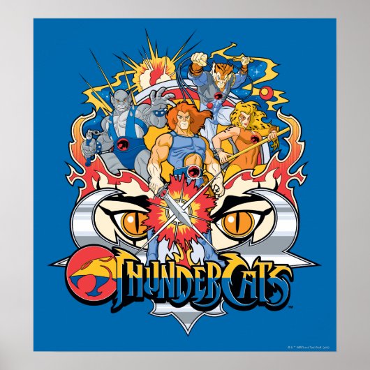 Poster ThunderCats | Firey Group Graphic (Devant)