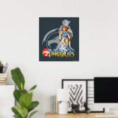 Poster ThunderCats | Lion-O Halfttone Shadow Graphic (Bureau à domicile)