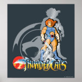 Poster ThunderCats | Lion-O Halfttone Shadow Graphic (Devant)