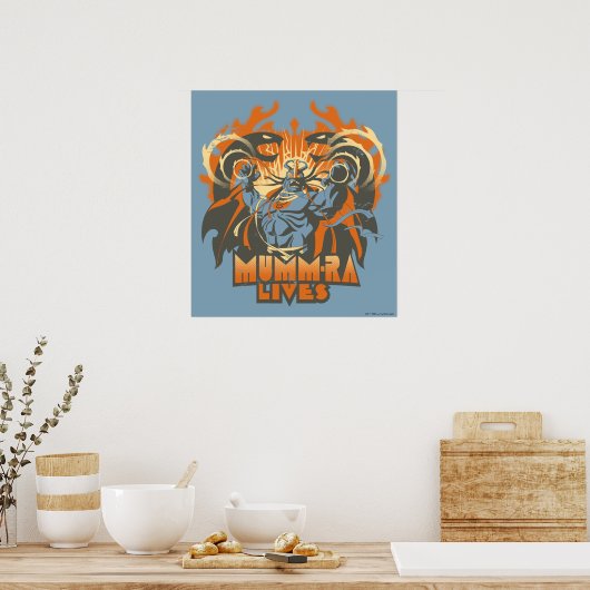 Poster ThunderCats | Mumm-Ra Vit (Cuisine)