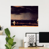 Poster Thunderstorm sur la baie de Narragansett, célèbre  (Bureau à domicile)