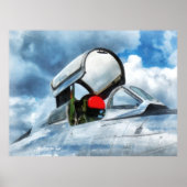 Poster Thunderstreak Turbojet Cockpit (Devant)