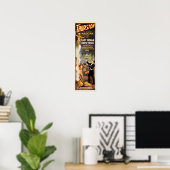 Poster ThURSTON Célèbre Magicien East Indian Rope Trick (Bureau à domicile)