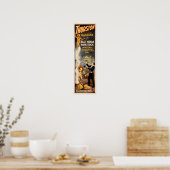 Poster ThURSTON Célèbre Magicien East Indian Rope Trick (Cuisine)