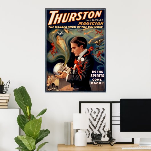 Poster Thurston L'affiche du magicien (Bureau à domicile)