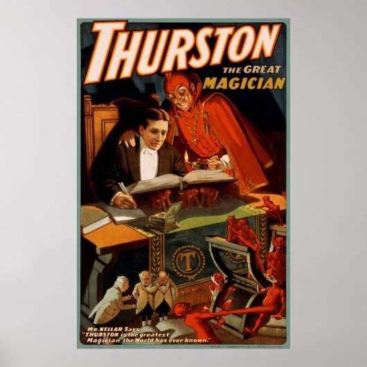 Poster Thurston le grand magicien (Devant)