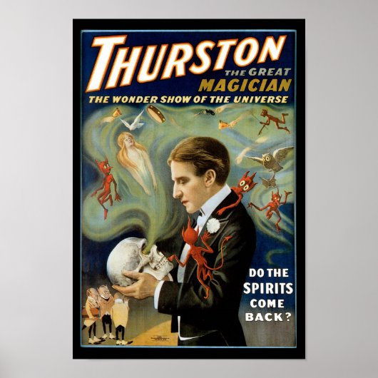 Poster Thurston ~ Le Grand Magicien (Devant)
