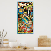 Poster Thurston Le grand magicien et fille Jane (Cuisine)