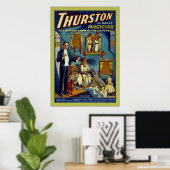 Poster Thurston le grand magicien~Magicien Vintage (Bureau à domicile)