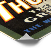 Poster THURSTON Le Grand Magicien Retro American Theatre (Coin)