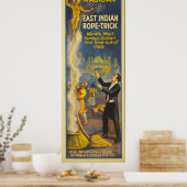 Poster Thurston le magicien - East Indian Rope Trick (Cuisine)