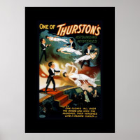 Poster Thurston Magician Vintage Theatre