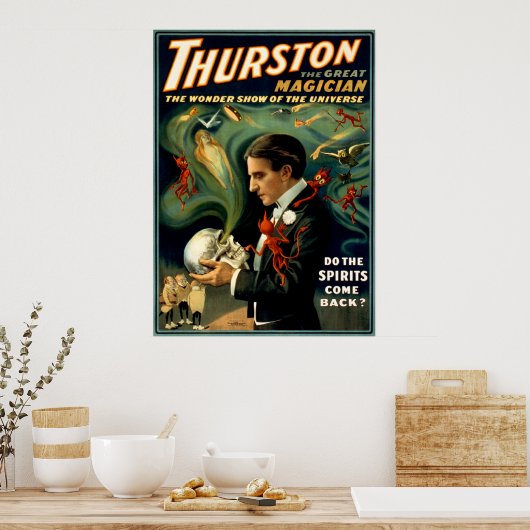 Poster Thurston the Great Magician c. 1915 (Cuisine)