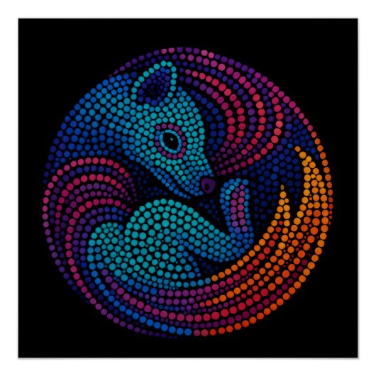 Poster Thylacine Dream - L'art numérique dynamique dans l (Devant)