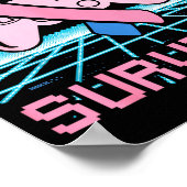 Poster Thyroid Cancer Awareness Boss Fight Survivor Gamer (Coin)