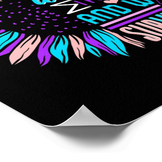 Poster Thyroidectomie du tournesol survivant (Coin)