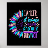 Poster Thyroidectomie du tournesol survivant (Devant)