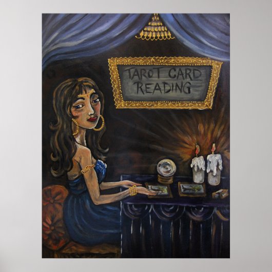 Poster Tia Le Lecteur De Carte Tarot (Devant)