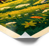 Poster Tian Shan Mountains, China, in a classic retro (Coin)