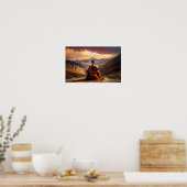 Poster Tibet - Bouddhisme - Méditation (Cuisine)