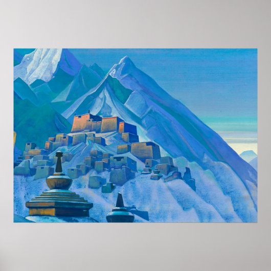 Poster Tibet, Himalaya, 1933 par Nicholas Roerich (Devant)