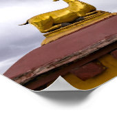 Poster Tibet, Lhassa - Roue du Dharma dans le temple de J (Coin)