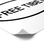 Poster Tibet libre (Coin)