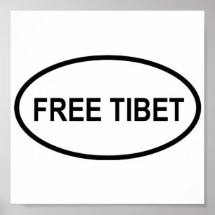 Poster Tibet libre